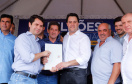 Londrina e outros sete municípios do Norte do Paraná terão R$ 29,8 milhões para fazer investimentos em escolas, ruas, centro cultural e compra de equipamentos. O governador Carlos Massa Ratinho Junior esteve nesta quinta-feira (03) em Londrina, onde recebeu os prefeitos e autorizou as licitações e homologações dos projetos.