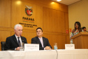 Tomaram posse nesta quinta-feira (03) dez novos procuradores estaduais aprovados no concurso promovido pela Procuradoria-Geral do Estado (PGE). Eles foram aprovados no XV Concurso Público para ingresso na carreira de Procurador do Estado do Paraná, promovido em 2015. Com a cerimônia de posse promovida pela PGE, o grupo inicia suas atividades na administração pública. Foto: José Fernando Ogura/AEN