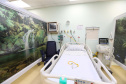 UTI do Hospital de Reabilitação recebe a primeira paciente. Foto: Geraldo Bibniak/AEN