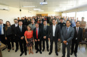 O governador Carlos Massa Ratinho Junior e o ministro da Justiça e Segurança Pública, Sergio Moro, visitam a Base da Força Nacional de Segurança Pública, em São José dos Pinhais.