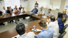 O Conselho da Autoridade Portuária de Antonina retomou, nesta sexta-feira (4), as reuniões periódicas que discutem temas envolvendo o porto, empresas do setor e o crescimento da cidade. Os encontros não aconteciam há quase dois anos e a partir de agora deverão ser trimestrais.Foto: Claudio Neves/Portos do Paraná