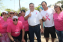 Outubro Rosa do Governo do Paraná reúne mais de mil pessoas no Parque Barigui. Foto:Divulgação/SEJUF