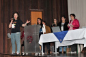 58 professores intercambistas da Secretaria de Estado da Educação e do Esporte participaram nesta segunda (7) e terça-feira (8), em Curitiba, do I Encontro Estadual de Capacitação de Professores no Exterior – Estados Unidos e Canadá, organizado pelo Departamento de Desenvolvimento Curricular da secretaria. Foto: Divulgação/SEED