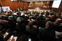 O secretário de Agricultura e Abastecimento Norberto Ortigara, participa da Audiência Pública que trata da incorporação da Emater, CPRA, Codapar e do Iapar, na Assembleia Legislativa.Curitiba, 09-10-19.Foto: Arnaldo Alves / AEN.