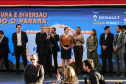 O governador Carlos Massa Ratinho Junior lança nesta quarta-feira (09) o projeto Cinema na Praça, que beneficiará cidades com até dez mil habitantes que não têm cinemas de rua ou em centros comerciais, no Palácio Iguaçu, em Curitiba. 09/10/2019 - Foto: Geraldo Bubniak/AEN