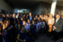 O governador Carlos Massa Ratinho Junior lança nesta quarta-feira (09) o projeto Cinema na Praça, que beneficiará cidades com até dez mil habitantes que não têm cinemas de rua ou em centros comerciais, no Palácio Iguaçu, em Curitiba. 09/10/2019 - Foto: Geraldo Bubniak/AEN