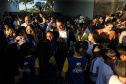 O governador Carlos Massa Ratinho Junior lança nesta quarta-feira (09) o projeto Cinema na Praça, que beneficiará cidades com até dez mil habitantes que não têm cinemas de rua ou em centros comerciais, no Palácio Iguaçu, em Curitiba. 09/10/2019 - Foto: Geraldo Bubniak/AEN
