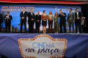 O governador Carlos Massa Ratinho Junior lança nesta quarta-feira (09) o projeto Cinema na Praça, que beneficiará cidades com até dez mil habitantes que não têm cinemas de rua ou em centros comerciais, no Palácio Iguaçu, em Curitiba. 09/10/2019 - Foto: Geraldo Bubniak/AEN