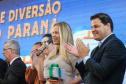 O governador Carlos Massa Ratinho Junior lança nesta quarta-feira (09) o projeto Cinema na Praça, que beneficiará cidades com até dez mil habitantes que não têm cinemas de rua ou em centros comerciais, no Palácio Iguaçu, em Curitiba. 09/10/2019 - Foto: Geraldo Bubniak/AEN