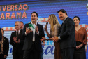 O governador Carlos Massa Ratinho Junior lança nesta quarta-feira (09) o projeto Cinema na Praça, que beneficiará cidades com até dez mil habitantes que não têm cinemas de rua ou em centros comerciais, no Palácio Iguaçu, em Curitiba. 09/10/2019 - Foto: Geraldo Bubniak/AEN