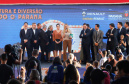 O governador Carlos Massa Ratinho Junior lança nesta quarta-feira (09) o projeto Cinema na Praça, que beneficiará cidades com até dez mil habitantes que não têm cinemas de rua ou em centros comerciais, no Palácio Iguaçu, em Curitiba. 09/10/2019