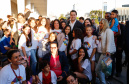 O governador Carlos Massa Ratinho Junior lança nesta quarta-feira (09) o projeto Cinema na Praça, que beneficiará cidades com até dez mil habitantes que não têm cinemas de rua ou em centros comerciais, no Palácio Iguaçu, em Curitiba. 09/10/2019