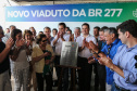 O governador Carlos Massa Ratinho Júnior inaugura nesta quinta-feira (10) , o viaduto da BR-277 e as obras de ampliação do Terminal de Contêineres de Paranaguá (TCP).Paranaguá, 09/10/2019 -  Foto: Geraldo Bubniak/AEN