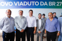 O governador Carlos Massa Ratinho Junior inaugurou nesta quinta-feira (10) o viaduto Nelson Buffara, na entrada de Paranaguá, onde a BR-277 se divide entre as avenidas Ayrton Senna e Bento Rocha. A obra é fundamental para melhorar o trânsito pesado da região e agilizar a movimentação de cargas em direção ao Porto de Paranaguá.