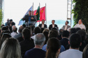 O governador Carlos Massa Ratinho Júnior inaugura nesta quinta-feira (10) , o viaduto da BR-277 e as obras de ampliação do Terminal de Contêineres de Paranaguá (TCP).Paranaguá, 09/10/2019 - Foto: Geraldo Bubniak/AEN