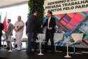 O governador Carlos Massa Ratinho Júnior inaugura nesta quinta-feira (10) , o viaduto da BR-277 e as obras de ampliação do Terminal de Contêineres de Paranaguá (TCP).Paranaguá, 09/10/2019 - Foto: Geraldo Bubniak/AEN