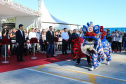 O governador Carlos Massa Ratinho Júnior inaugura nesta quinta-feira (10) , o viaduto da BR-277 e as obras de ampliação do Terminal de Contêineres de Paranaguá (TCP).Paranaguá, 09/10/2019 - Foto: Geraldo Bubniak/AEN