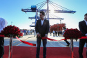 O governador Carlos Massa Ratinho Júnior inaugura nesta quinta-feira (10) , o viaduto da BR-277 e as obras de ampliação do Terminal de Contêineres de Paranaguá (TCP).Paranaguá, 09/10/2019 - Foto: Geraldo Bubniak/AEN