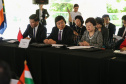 O ministro da Cidadania, Osmar Terra, participa nesta sexta-feira (11) da 4ª Reunião de Ministros da Cultura do BRICS, no Museu Oscar Niemeyer  em Curitiba.  07/10/2019  -  Foto: Geraldo Bubniak/AEN
