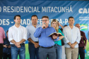O governador Carlos Massa Ratinho Junior entrega nesta sexta-feira (11) moradias populares em Prado Ferreira. As moradias fazem parte de um projeto integrado do Governo do Estado com o Governo Federal e o município. Foto: Gilson Abreu/AEN