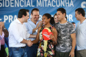O governador Carlos Massa Ratinho Junior entrega nesta sexta-feira (11) moradias populares em Prado Ferreira. As moradias fazem parte de um projeto integrado do Governo do Estado com o Governo Federal e o município. Foto: Gilson Abreu/AEN