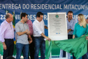 O governador Carlos Massa Ratinho Junior entrega nesta sexta-feira (11) moradias populares em Prado Ferreira. As moradias fazem parte de um projeto integrado do Governo do Estado com o Governo Federal e o município. Foto: Gilson Abreu/AEN
