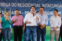 O governador Carlos Massa Ratinho Junior entrega nesta sexta-feira (11) moradias populares em Prado Ferreira. As moradias fazem parte de um projeto integrado do Governo do Estado com o Governo Federal e o município. Foto: Gilson Abreu/AEN
