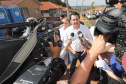 O governador Carlos Massa Ratinho Junior repassou nesta sexta-feira (11), em Nova Esperança, as chaves de moradias populares para 133 famílias do município. Presentes: prefeito de Nova Esperança, Moacir Olivatti, secretários: da Saúde, Beto Preto; de Desenvolvimento Urbano, João Carlos Ortega; presidente da Cohapar, Jorge Lange; entre outros.Nova Esperança, 11-10-19.Foto: Arnaldo Alves / AEN.