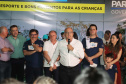 O governador Carlos Massa Ratinho Junior esteve neste sábado em Marumbi, no Vale do Ivaí, para inaugurar a unidade do programa Meu Campinho, espaço de esporte e lazer implantado pelo Governo do Estado no município. Presentes: prefeito de Marumbi, Adhemar Francisco Rejani; secretários: de Saúde, Beto Preto; de Desenvolvimento Urbano, João Calos Ortega; Primeira Dama do Estado, Luciana Saito Massa; apresentador Carlos Massa (ratinho); entre outros.Marumbi, 12-10-19.Foto: Arnaldo Alves / AEN.