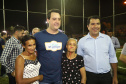 O governador Carlos Massa Ratinho Junior esteve neste sábado em Marumbi, no Vale do Ivaí, para inaugurar a unidade do programa Meu Campinho, espaço de esporte e lazer implantado pelo Governo do Estado no município. Presentes: prefeito de Marumbi, Adhemar Francisco Rejani; secretários: de Saúde, Beto Preto; de Desenvolvimento Urbano, João Calos Ortega; Primeira Dama do Estado, Luciana Saito Massa; apresentador Carlos Massa (ratinho); entre outros.Marumbi, 12-10-19.Foto: Arnaldo Alves / AEN.