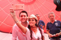 O governador Carlos Massa Ratinho Junior acompanha neste domingo (13) o Festival de Balonismo, que acontece no Parque Estadual de Vila Velha, em Ponta Grossa. Presente: prefeito de Ponta Grossa, Marcelo Rangel; secretário de Desenvolvimento Sustentável e Turismo, Márcio Nunes; Sandro Alex; entre outros.Ponta Grossa, 13-10-19.Foto: Arnaldo Alves / AEN.
