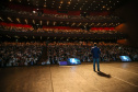 O governador Carlos Massa Ratinho Junior lança nesta quarta-feira (09) evento Governo 5.0 - Inovação a Serviço da População, Como Fazer Diferente,Como Pensar Diferente, no Teatro Guaira em Curitiba. 14/10/2019 - Foto: Geraldo Bubniak/AEN