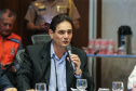 O governador Carlos Massa Ratinho Junior participa nesta terça-feira (15) da reunião com a equipe de governo. Na foto o Diretor-Presidente do Instituto Paranaense de Desenvolvimento Educacional (Fundepar), José Maria Ferreira. 15/10/2019 - Foto: Geraldo Bubniak/AEN