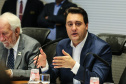 O governador Carlos Massa Ratinho Junior participa nesta terça-feira (15) da reunião com a equipe de governo.  15/10/2019 - Foto: Geraldo Bubniak/AEN