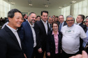 O governador Carlos Massa Ratinho Junior e a ministra da Agricultura, Pecuária e Abastecimento, Tereza Cristina, anunciam nesta terça-feira (15), no Palácio Iguaçu, em Curitiba, a suspensão das campanhas de vacinação contra febre aftosa em rebanhos bovinos e de bufalinos no Paraná. Curitiba, 14/10/2019 - Foto: Geraldo Bubniak/AEN