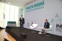 O Governo do Estado abriu espaço para novos empreendedores mostrarem seus negócios na Semana Paraná Inovador. Nesta quarta-feira (16), a rodada de apresentações Impacta Paraná - Inovação Social em Movimento levou para o Palácio Iguaçu pessoas que encontraram soluções que ajudam as pessoas nas áreas de saúde, meio ambiente e acessibilidade.Foto: Ari Dias/AEN
