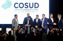O governador Carlos Massa Ratinho Junior participou neste sábado (19), em Florianópolis (SC), da quinta reunião do Consórcio de Integração Sul e Sudeste (Cosud), que reúne os sete estados das duas regiões. Ratinho Junior destacou a importância de o consórcio discutir temas que colaborem com o País como um todo.