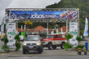 Guaratuba, Antonina, Matinhos, Morretes, Pontal do Paraná, Guaraqueçaba e Paranaguá, no Litoral, abrigam até o próximo fim de semana competições de handebol, surf, triátlon, além de espetáculos de balonismo e Futebol das Estrelas. É a quarta etapa dos Jogos de Aventura e Natureza, a segunda no Litoral do Estado. A abertura foi sábado (19) e as atividades acontecem durante a semana.Foto: Denis Ferreira Netto/SEDEST