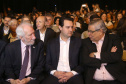 O governador Carlos Massa Ratinho Junior particiou nesta segunda-feira (21) do evento de premiação do Concurso Agrinho 2019. Promovido pela Federação da Agricultura do Paraná (Faep), com a parceria do Governo do Estado, o programa envolve, todo ano, aproximadamente 800 mil alunos e mais de 50 mil professores. Pinhais,21/10/2019 Foto:Jaelson Lucas / AEN