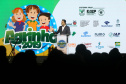 O governador Carlos Massa Ratinho Junior particiou nesta segunda-feira (21) do evento de premiação do Concurso Agrinho 2019. Promovido pela Federação da Agricultura do Paraná (Faep), com a parceria do Governo do Estado, o programa envolve, todo ano, aproximadamente 800 mil alunos e mais de 50 mil professores. Pinhais,21/10/2019 Foto:Jaelson Lucas / AEN