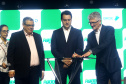 O governador Carlos Massa Ratinho Junior particiou nesta segunda-feira (21) do evento de premiação do Concurso Agrinho 2019. Promovido pela Federação da Agricultura do Paraná (Faep), com a parceria do Governo do Estado, o programa envolve, todo ano, aproximadamente 800 mil alunos e mais de 50 mil professores. Pinhais,21/10/2019 Foto:Jaelson Lucas / AEN