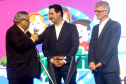 O governador Carlos Massa Ratinho Junior particiou nesta segunda-feira (21) do evento de premiação do Concurso Agrinho 2019. Promovido pela Federação da Agricultura do Paraná (Faep), com a parceria do Governo do Estado, o programa envolve, todo ano, aproximadamente 800 mil alunos e mais de 50 mil professores. Pinhais,21/10/2019 Foto:Jaelson Lucas / AEN