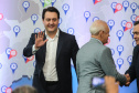 O governador Carlos Massa Ratinho Junior anuncia nesta segunda-feira (21) a liberação de R$ 50 milhões para ações da área da saúde.   Curitiba, 21/10/2019 - Foto: Geraldo Bubniak/AEN