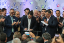 O governador Carlos Massa Ratinho Junior anuncia nesta segunda-feira (21) a liberação de R$ 50 milhões para ações da área da saúde.   Curitiba, 21/10/2019 - Foto: Geraldo Bubniak/AEN