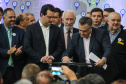 O governador Carlos Massa Ratinho Junior anuncia nesta segunda-feira (21) a liberação de R$ 50 milhões para ações da área da saúde.   Curitiba, 21/10/2019 - Foto: Geraldo Bubniak/AEN