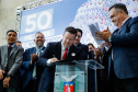 O governador Carlos Massa Ratinho Junior anuncia nesta segunda-feira (21) a liberação de R$ 50 milhões para ações da área da saúde. Curitiba, 21/10/2019 