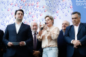 O governador Carlos Massa Ratinho Junior anuncia nesta segunda-feira (21) a liberação de R$ 50 milhões para ações da área da saúde. Curitiba, 21/10/2019 