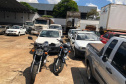 Leilão de veículos soma R$ 487 mil para o combate ao tráfico. Foto: Divulgação/SESP