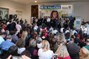 O governador Carlos Massa Ratinho Junior confirma nesta terça-feira (22) recursos para investimentos em infraestrutura escolar. Serão emitidas ordens de serviço para início de obras de reparos e melhorias e autorizadas novas licitações, envolvendo mais de 100 escolas, em todas as regiões do Estado   Curitiba, 22/10/2019 - Foto: Geraldo Bubniak/AEN