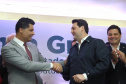 O governador Carlos Massa Ratinho Junior, acompanhado do prefeito Marcelo Rangel, do vice-governador Darci Piana e de diversas autoridades, assinou o decreto que transfere temporariamente a sede do governo estadual para o município. A iniciativa coincide com a Feira Paraná, que acontece de 18 a 27 de outubro.Foto:Jaelson Lucas / AEN